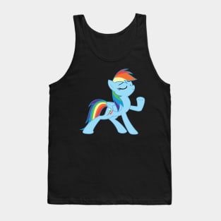 Rainbow Dash Strikes A Pose Tank Top